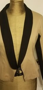 Fitted tuxedo style blazer